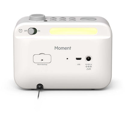 Pure MOMENT Alarm Clock Radio with DAB+ & Bluetooth - White