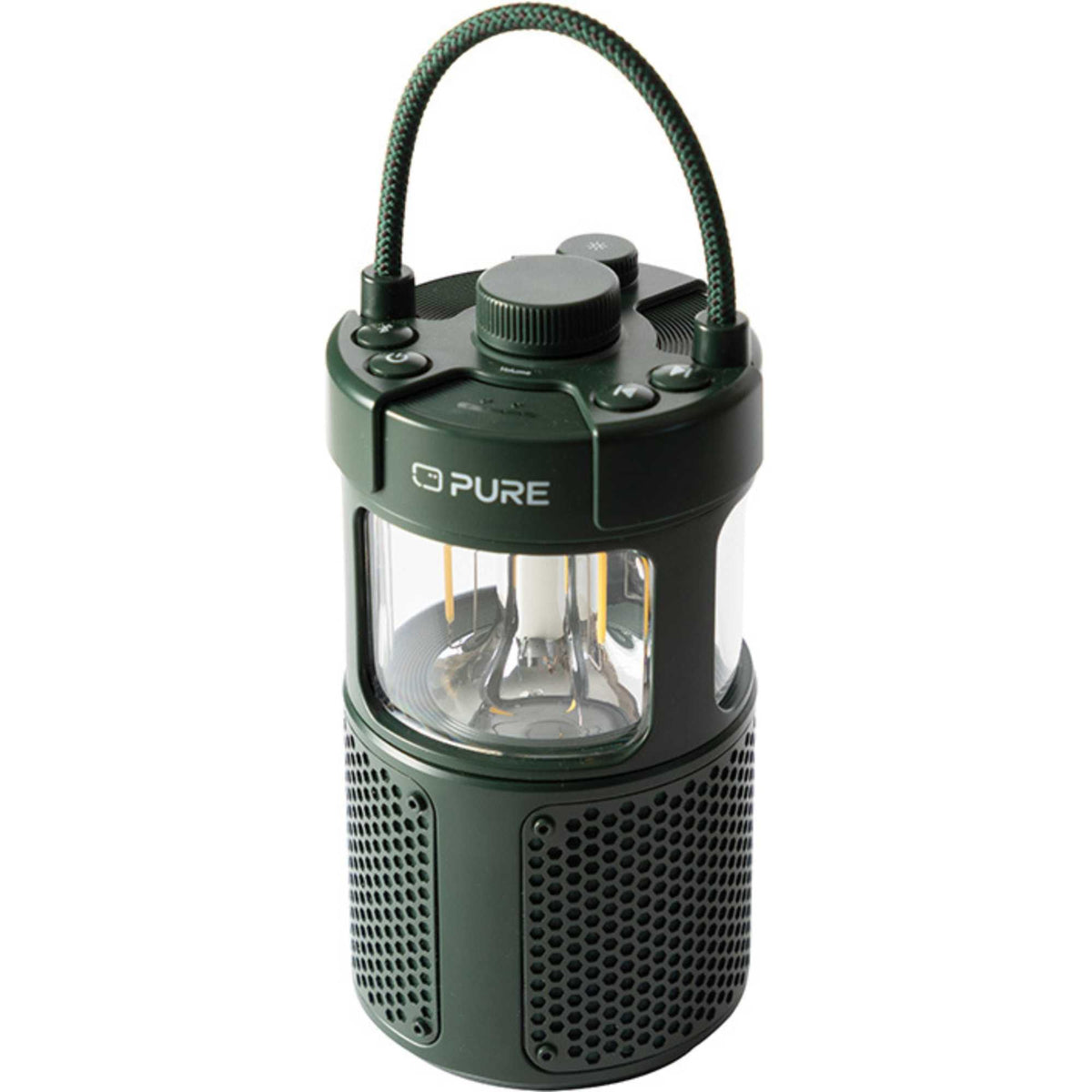 Pure Woodland Glow Waterproof Speaker & LED Lamp