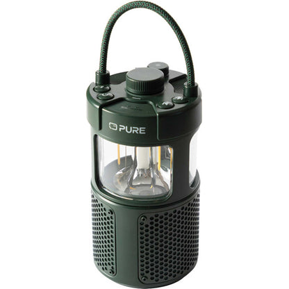 Pure Woodland Glow Waterproof Speaker & LED Lamp