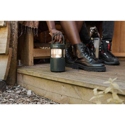 Pure Woodland Glow Waterproof Speaker & LED Lamp