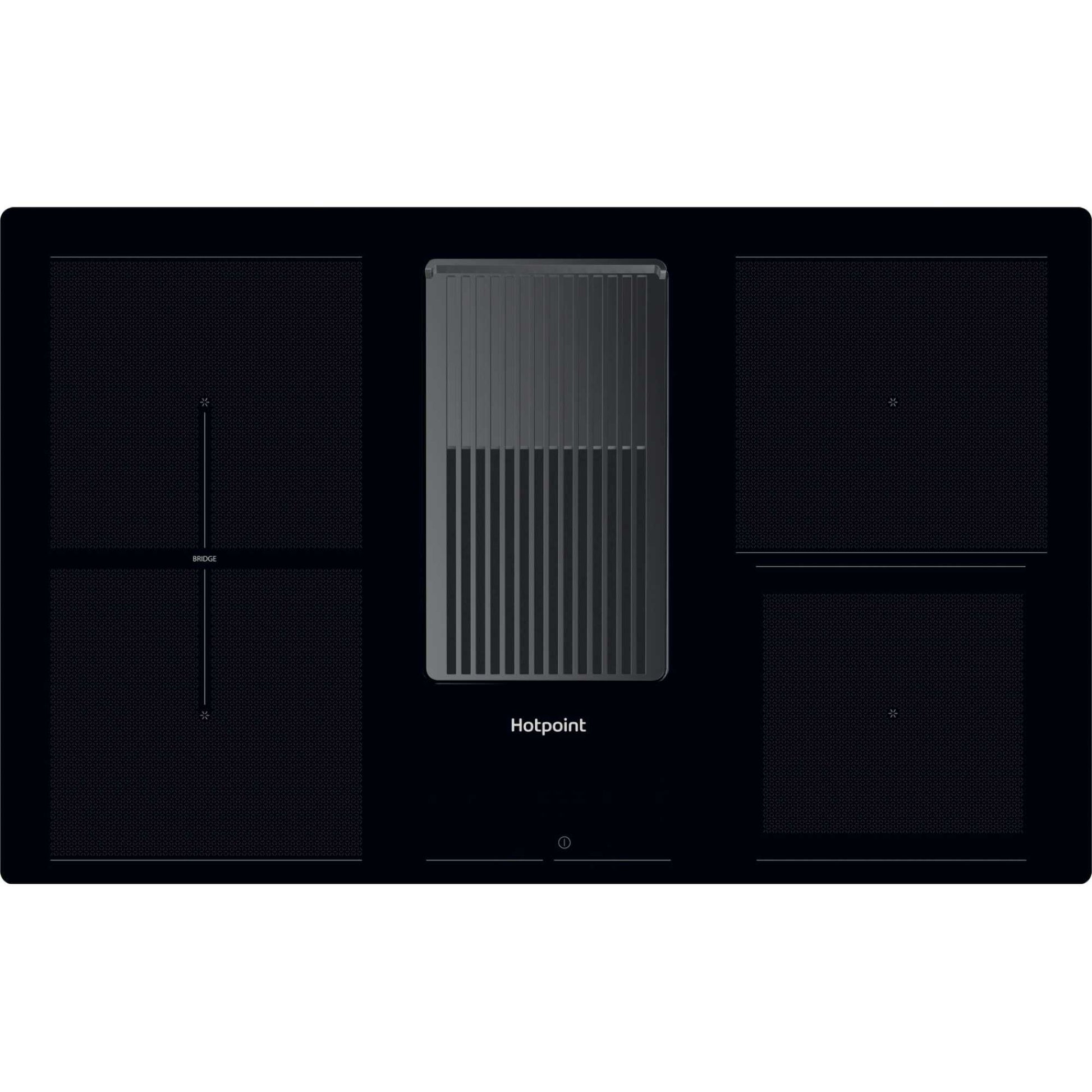 Hotpoint PVH92BUK 83cm 4 Burner Vented Induction Hob - Black