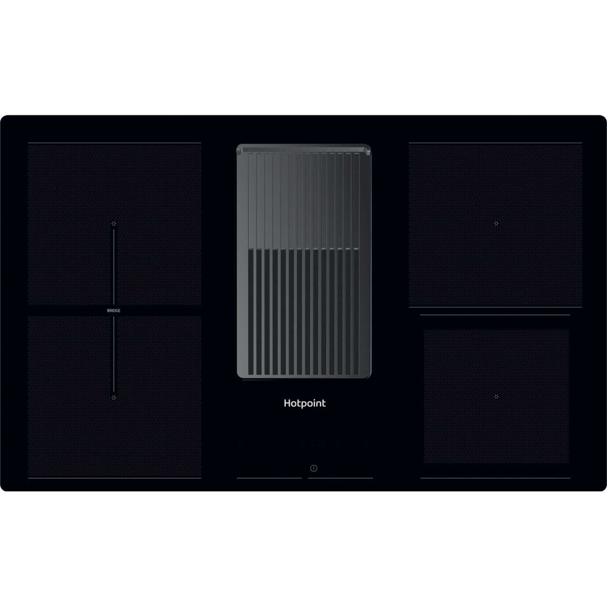 Hotpoint PVH92BUK 83cm 4 Burner Vented Induction Hob - Black