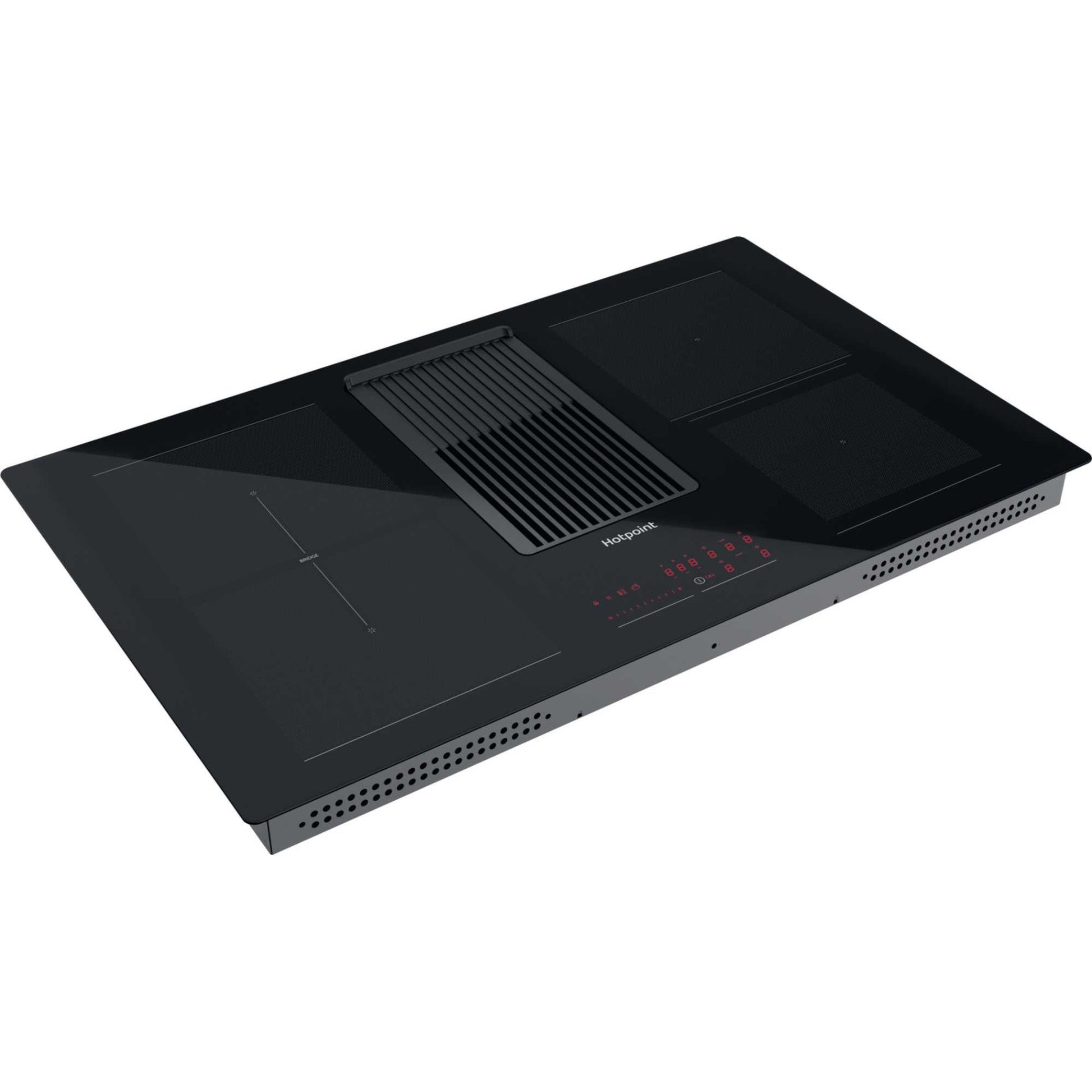 Hotpoint PVH92BUK 83cm 4 Burner Vented Induction Hob - Black