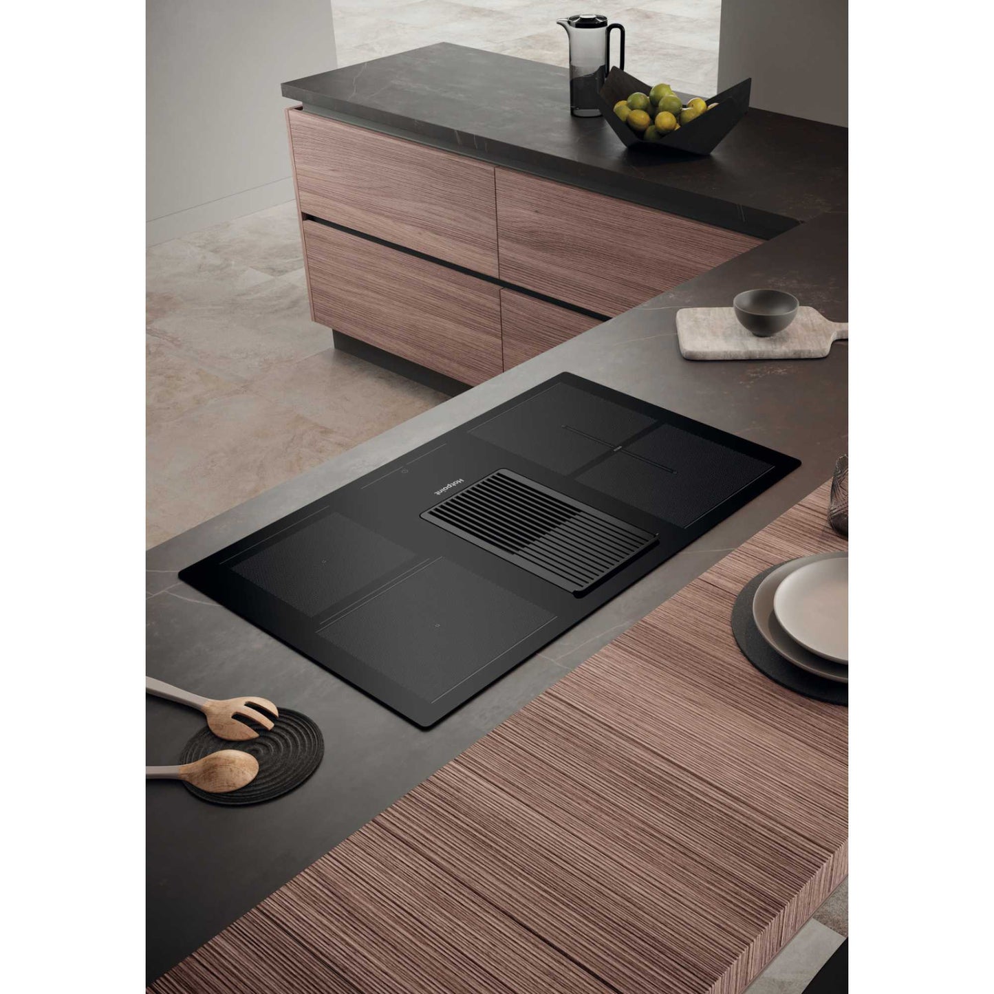 Hotpoint PVH92BUK 83cm 4 Burner Vented Induction Hob - Black