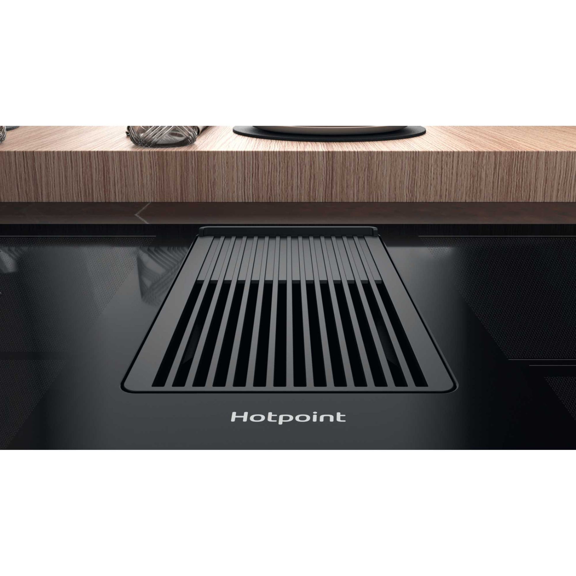 Hotpoint PVH92BUK 83cm 4 Burner Vented Induction Hob - Black