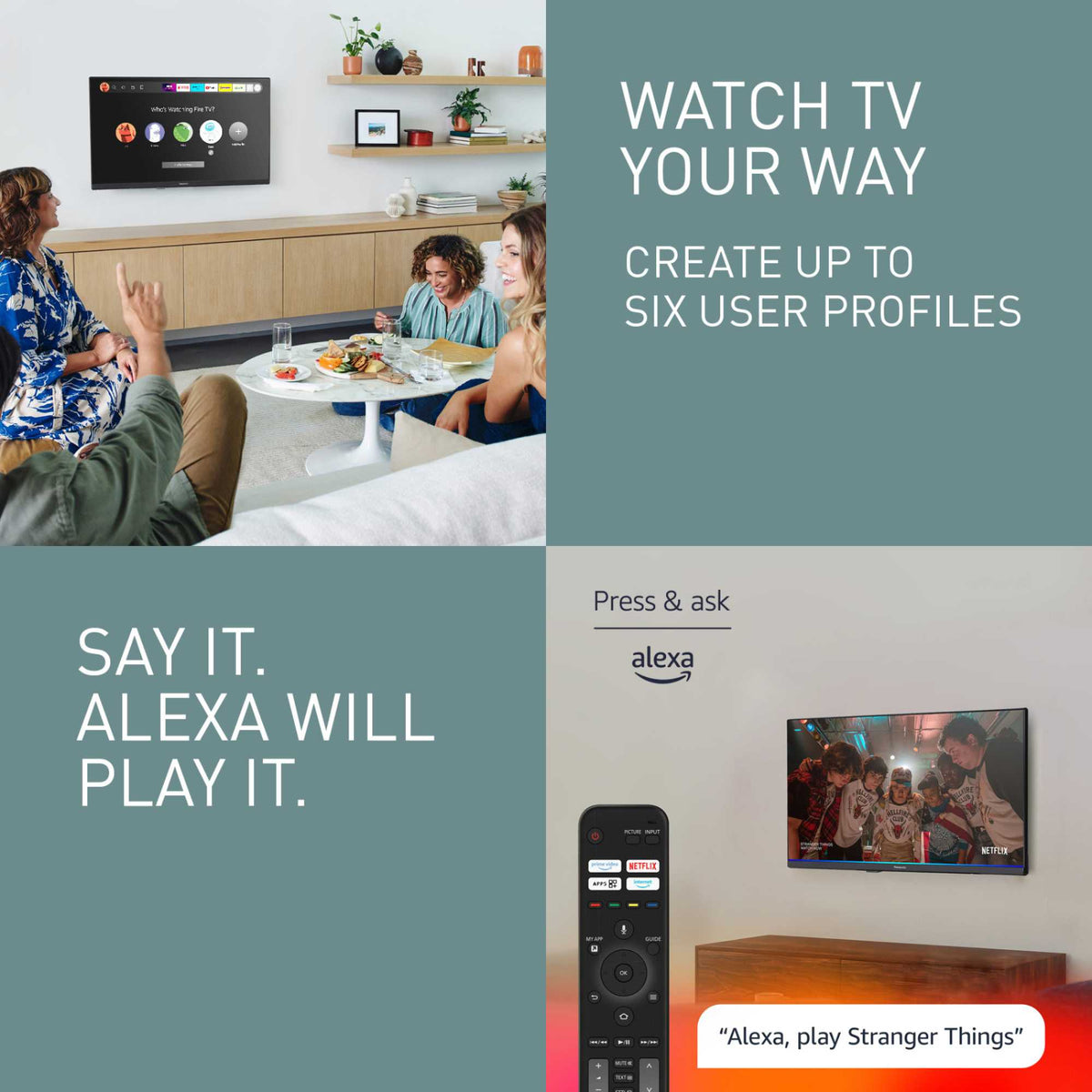 Panasonic 24" HD Ready LED Smart Fire TV - TV-24S50AEYC