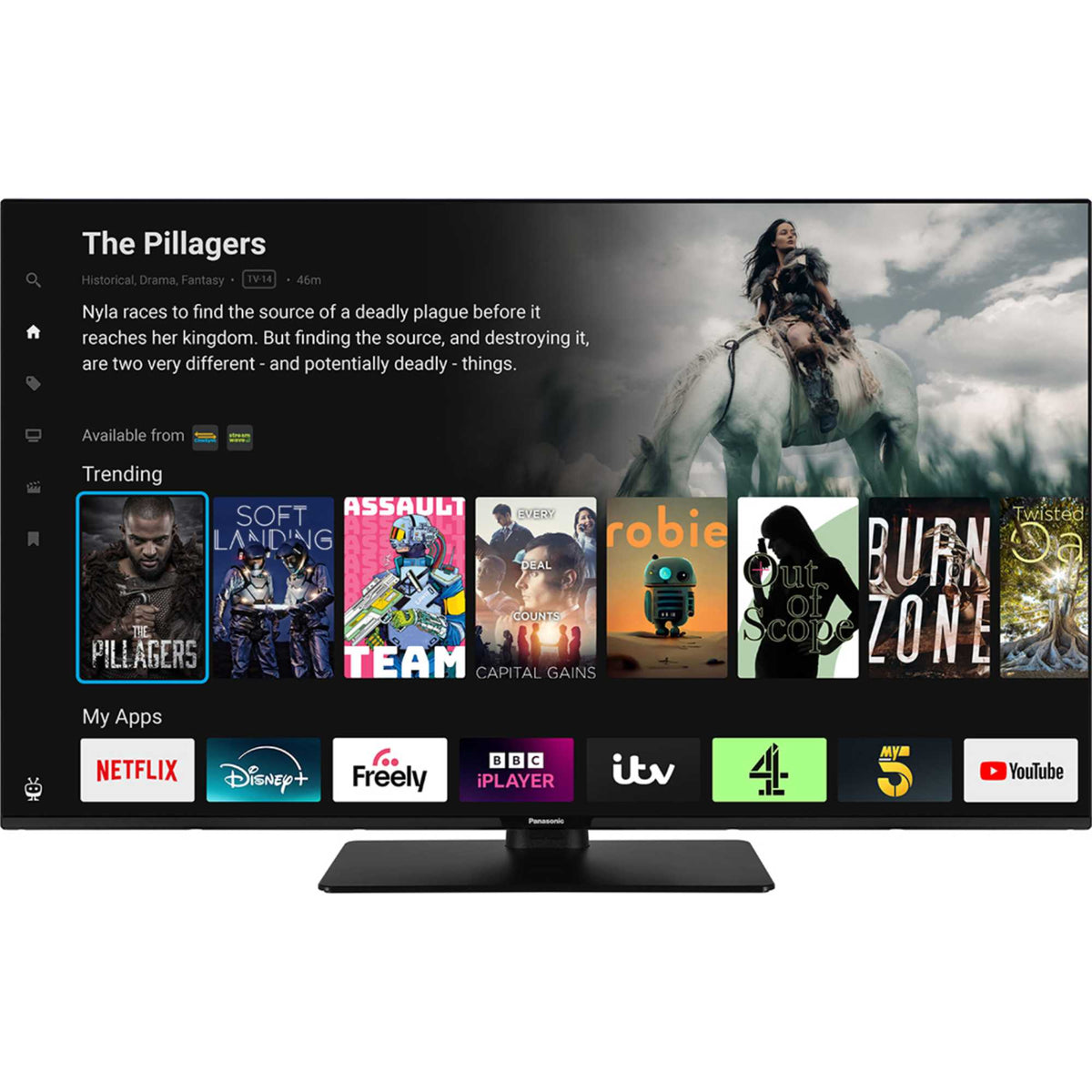 Panasonic W61AEY 50" 4K Ultra HD LED HDR Smart TV - TB-50W61AEY