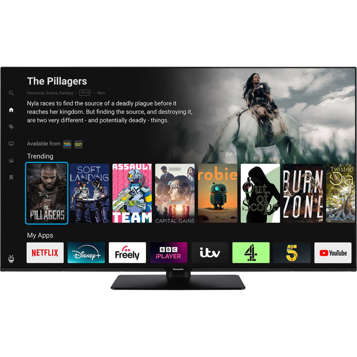 Panasonic W61AEY 55" 4K Ultra HD LED HDR Smart TV - TB-55W61AEY