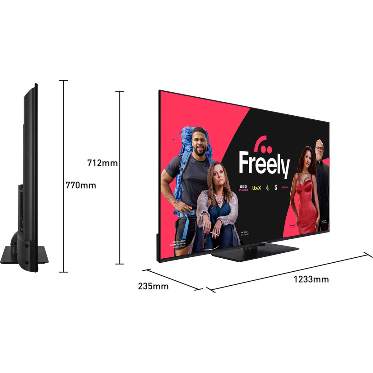 Panasonic W61AEY 55" 4K Ultra HD LED HDR Smart TV - TB-55W61AEY