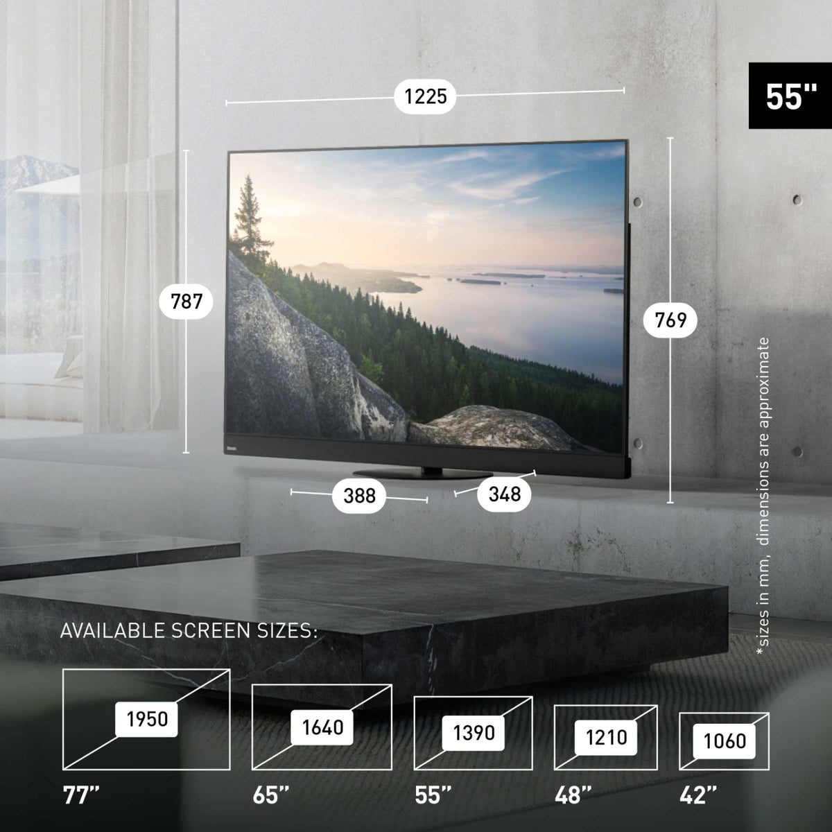 Panasonic Z90 Series 55" 4K Ultra HD OLED Freely Fire TV - TV-55Z90BEB