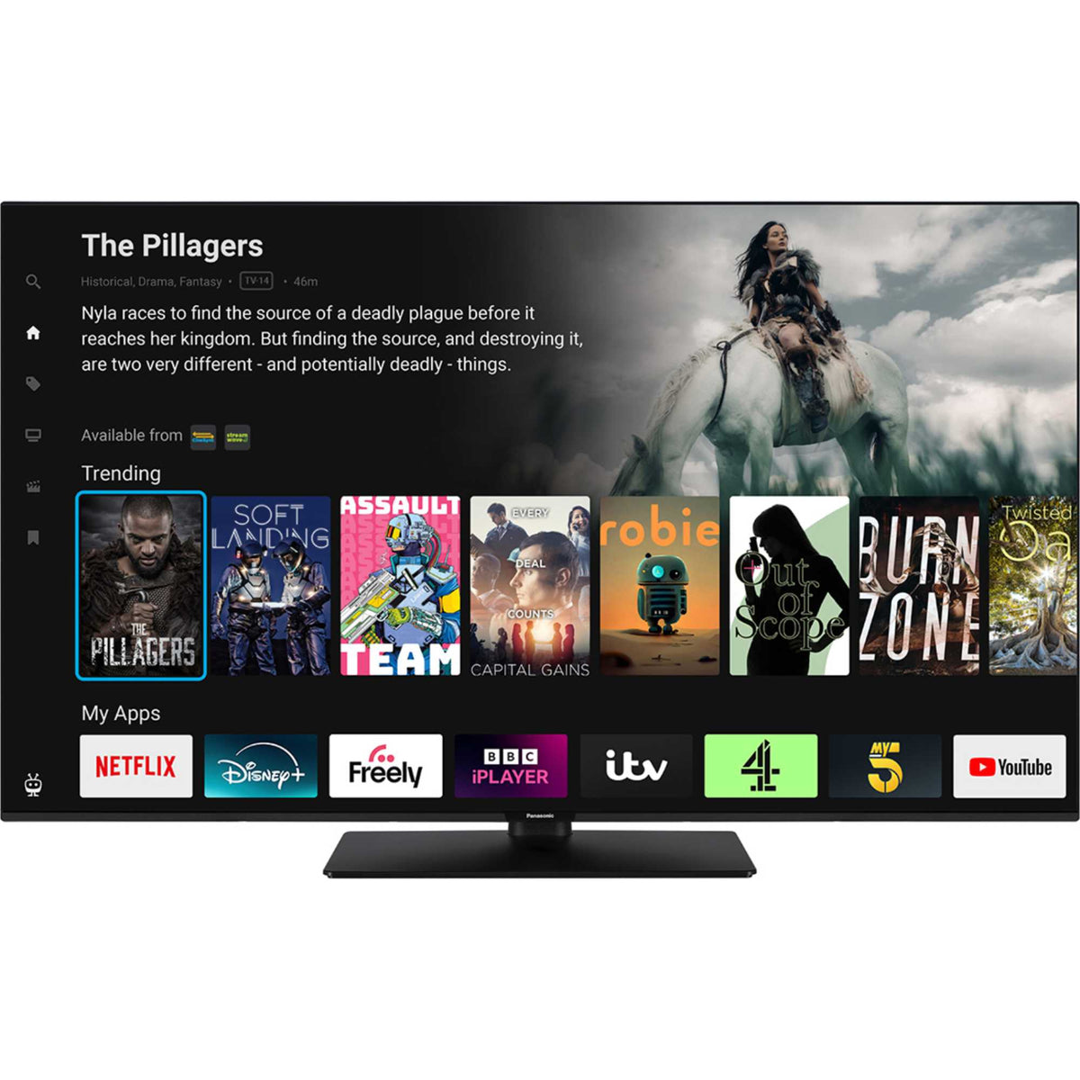 Panasonic W61AEY 65" 4K Ultra HD LED HDR Smart TV - TB-65W61AEY
