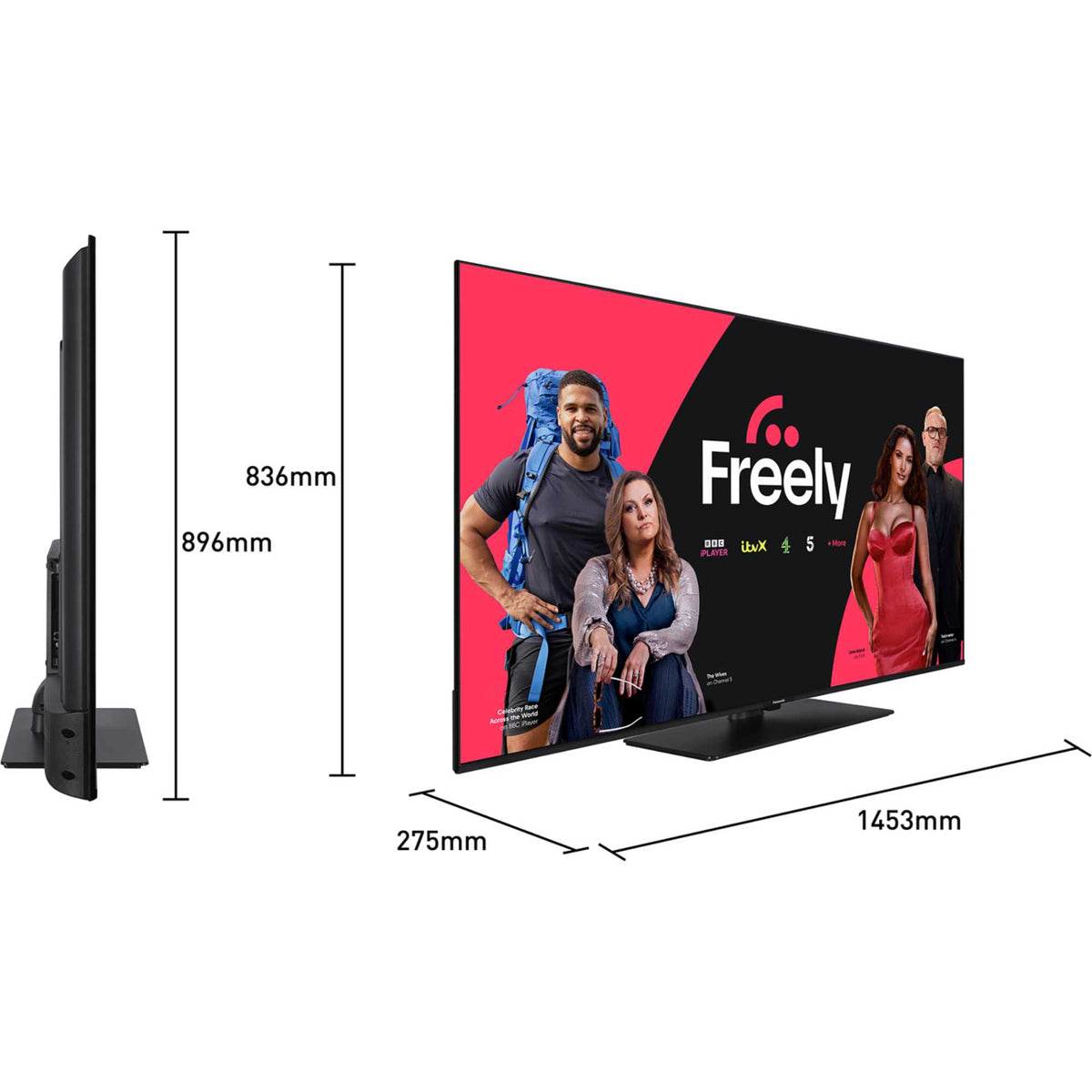 Panasonic W61AEY 65" 4K Ultra HD LED HDR Smart TV - TB-65W61AEY