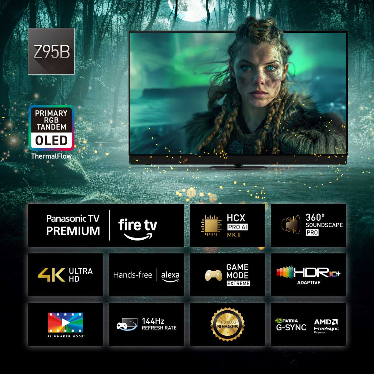 Panasonic Z95 Series 65" 4K Ultra HD OLED Freely Fire TV - TV-65Z95BEB