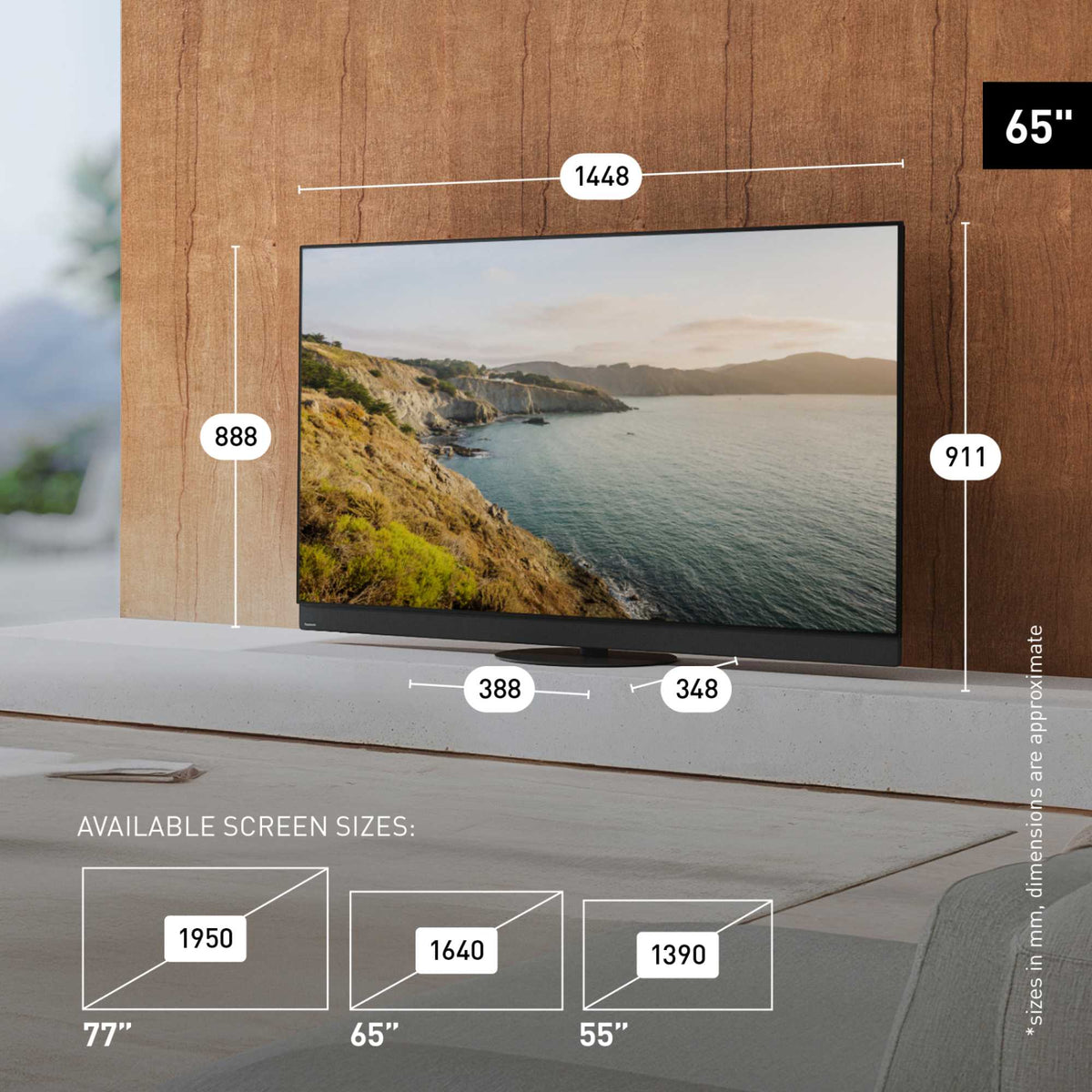 Panasonic Z95 Series 65" 4K Ultra HD OLED Freely Fire TV - TV-65Z95BEB