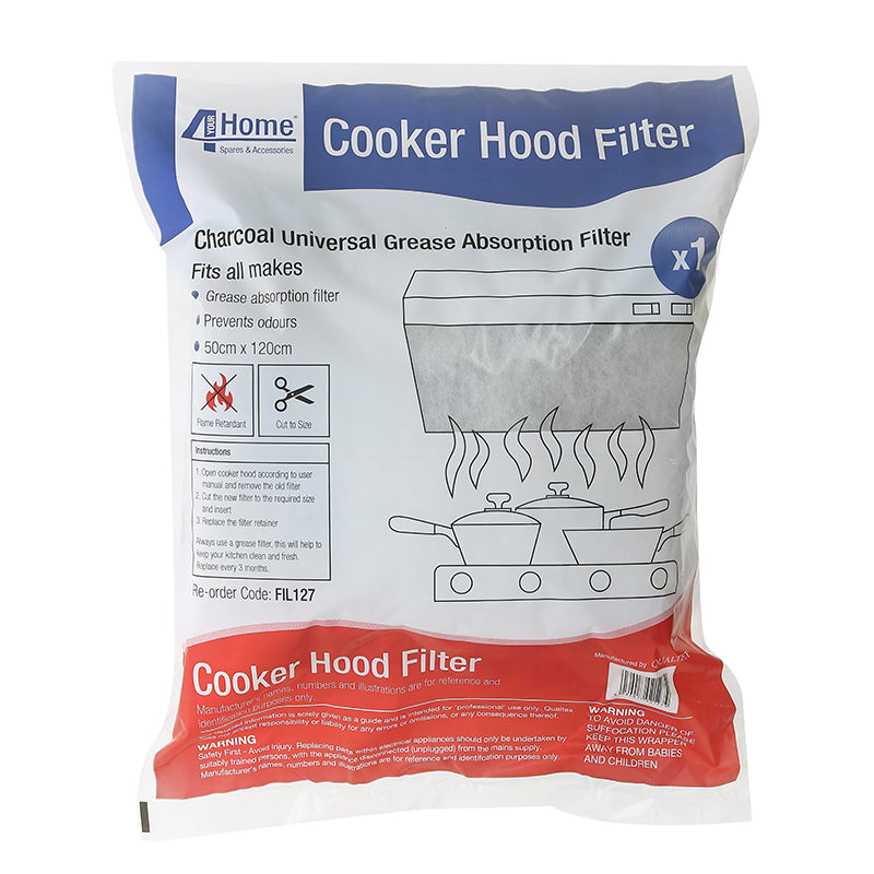 Cooker Hood Filter (Kit) - Grease Filter  -  50cm x 120cm Cut To Size