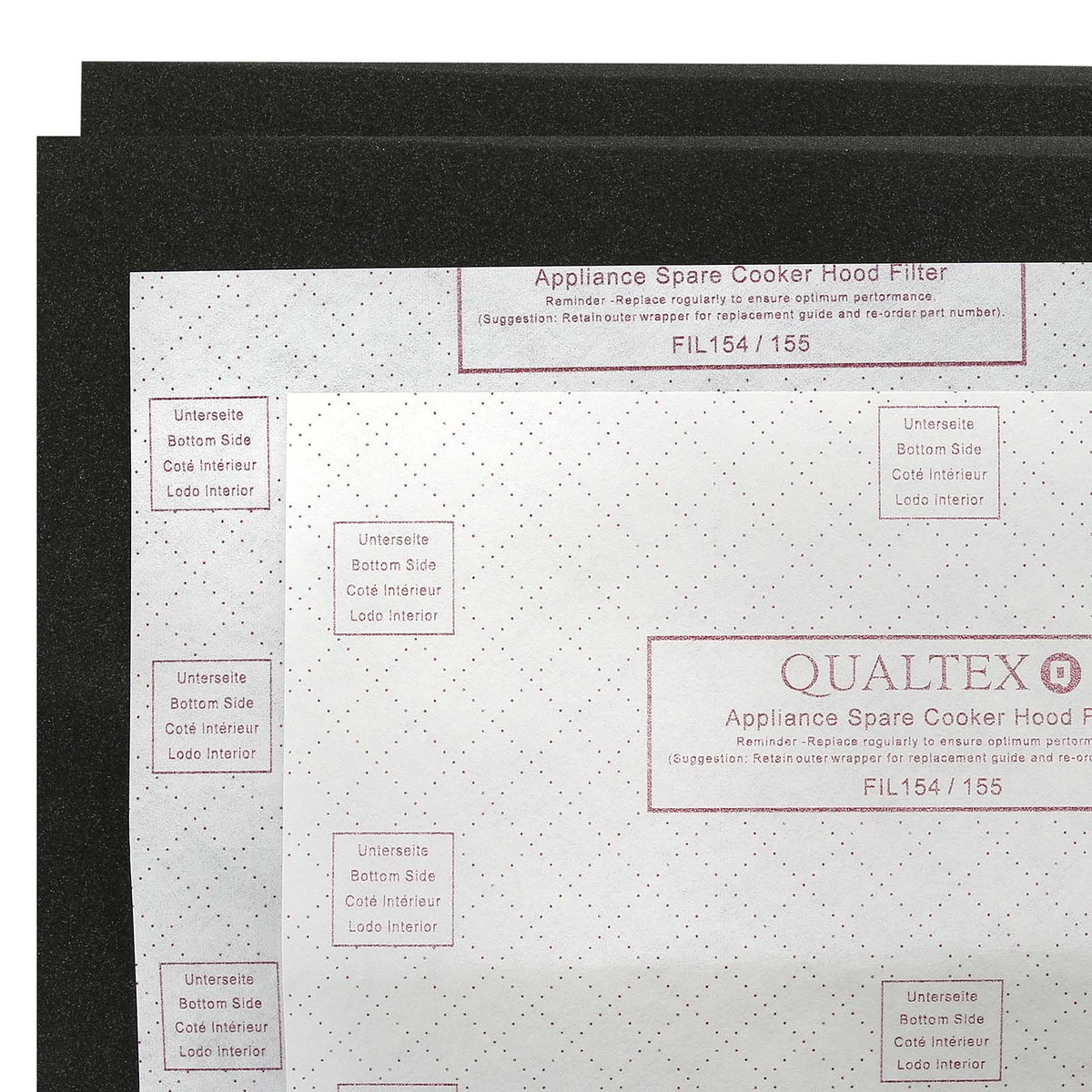Cooker Hood Filter (Kit) - Cut To Size - Contains x2 Grease Filters and x2 Charcoal