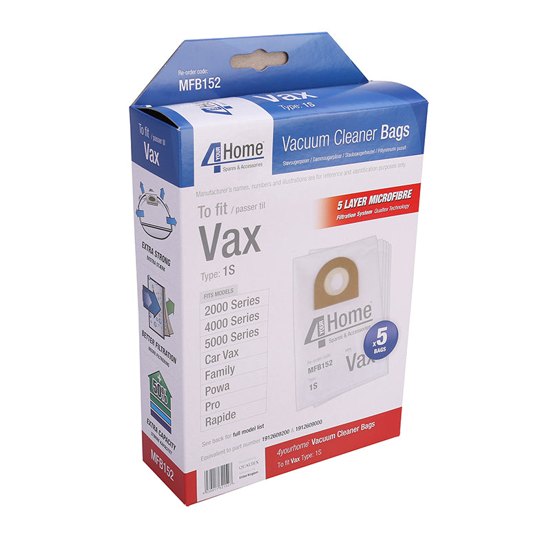 Vax Vacuum Cleaner Bag (Pack of 5)