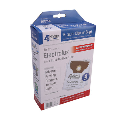Electrolux Vacuum Cleaner Microfibre Bag - E44 (Pack of 5)