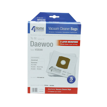 Daewoo Vacuum Cleaner Microfibre Bag (Pack of 5)