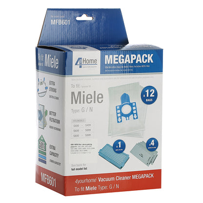 4 Your Home MicroFibre Bag Mega Pack To Fit Miele GN