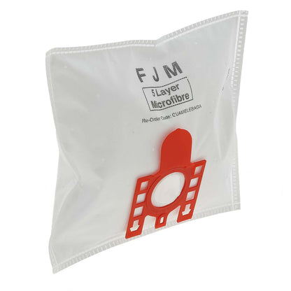 Masterpart FJM Microfibre Dust Bags & Filters - (Pack of 20) - Compatible With Miele Vacuum Cleaners
