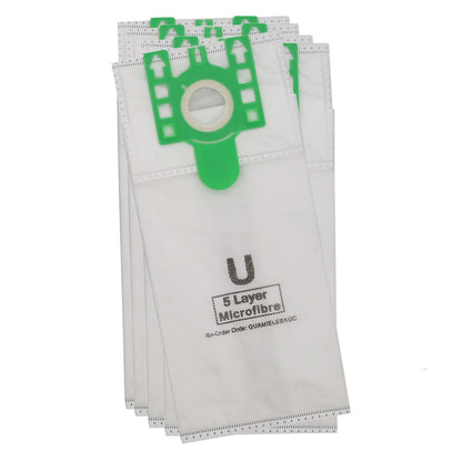 Masterpart Microfibre Bag - Type U (Pack of 5) - Compatible With Miele Vacuum Cleaners