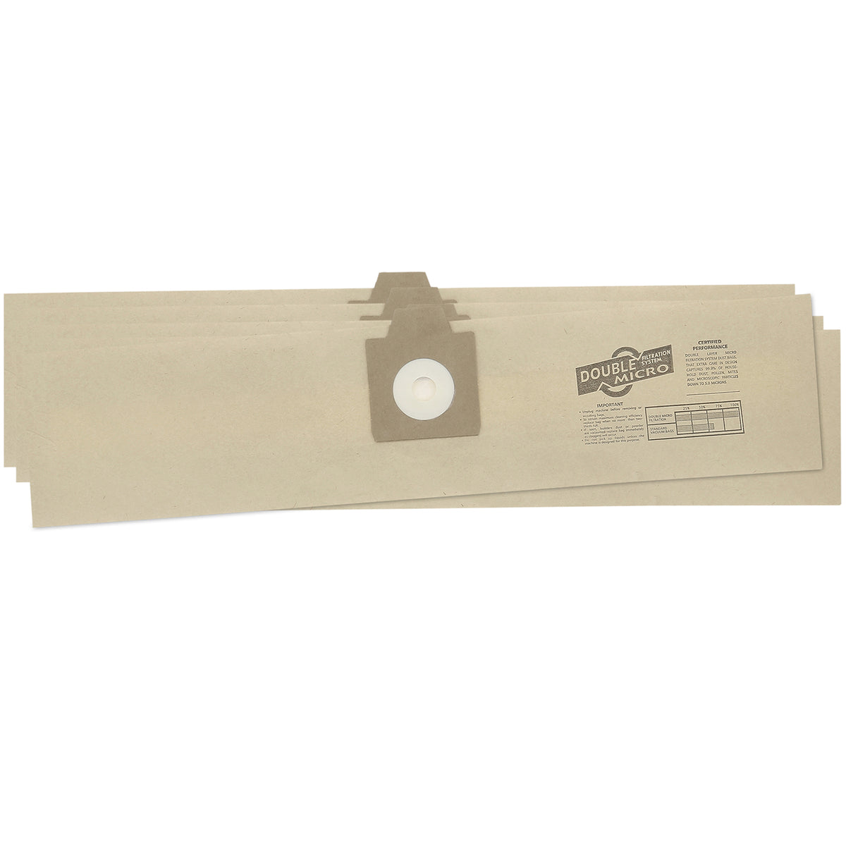 Electrolux Nilfisk Tennant Vacuum Cleaner Paper Bag - UZ932 (Pack of 10)