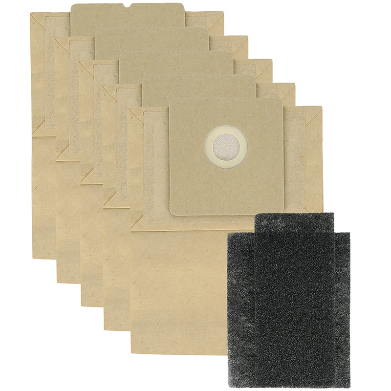 Morphy Richards Vacuum Cleaner Paper Bag (Pack of 5 bags + 2 filters)