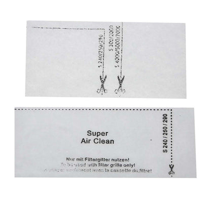 Masterpart Microfibre Bag - Type U (Pack of 5 Microfibre Bags + 2 filters) - 07282050 - Compatible With Miele Vacuum Cleaners