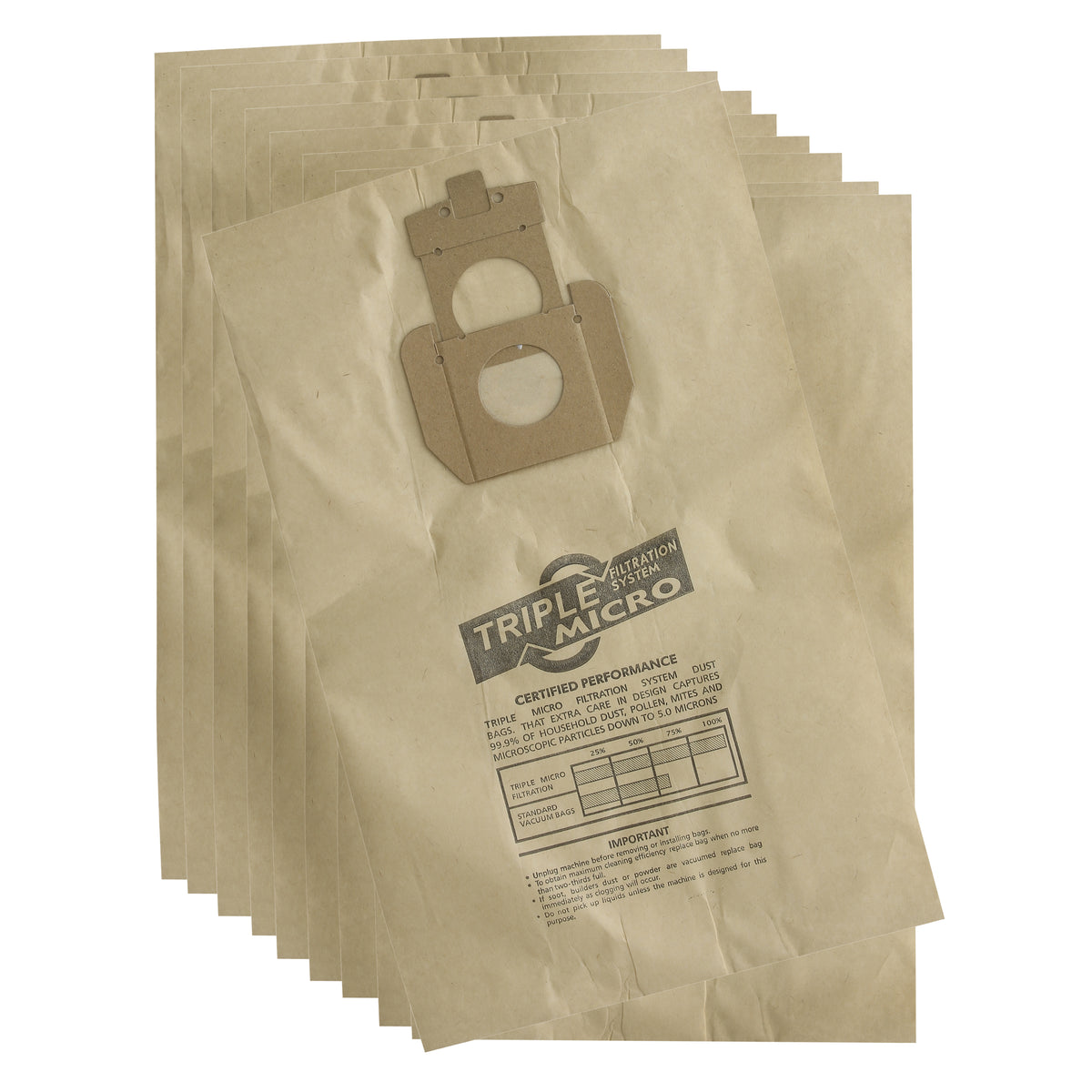 Taski Vacuum Cleaner Paper Bag (Pack of 10) - Vento15, Bora 12
