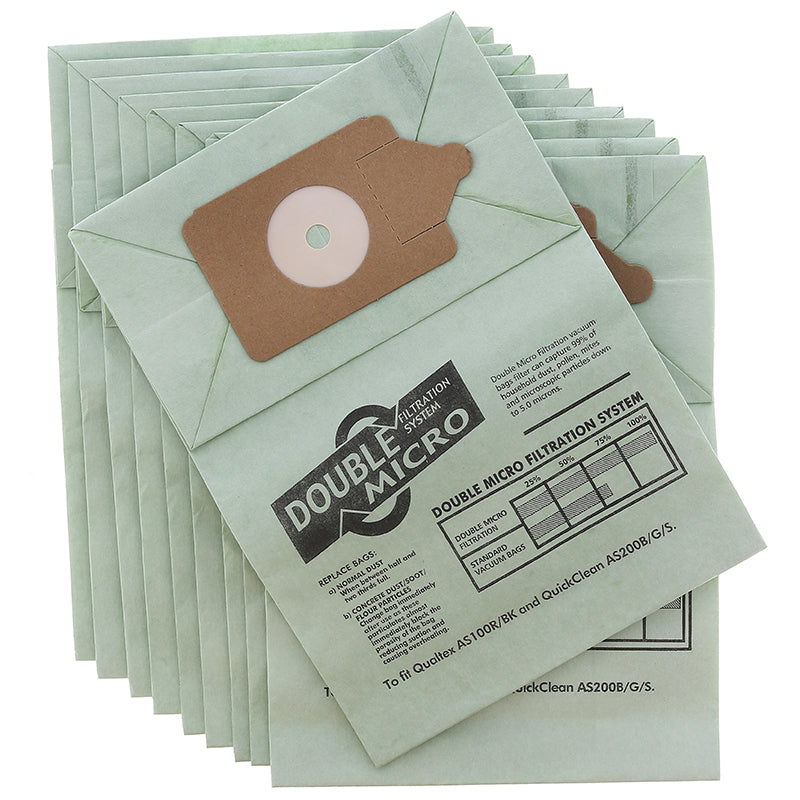 Vacuum Cleaner Paper Bag  (Pack of 10)  - Made To Fit Numatic Henry, Hetty, James, David, Harry, Basil Models - NVM1C