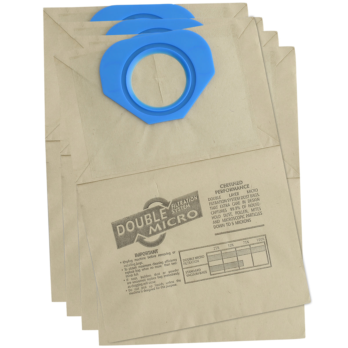 Nilfisk Vacuum Cleaner Paper Bag - 82095000 (Pack of 5)