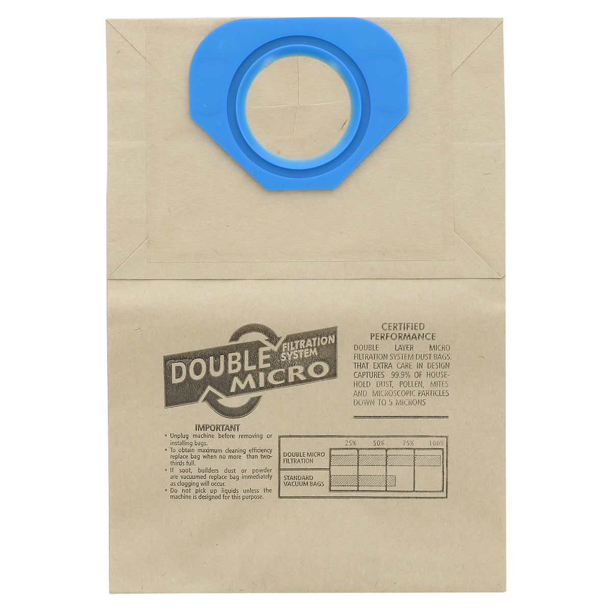 Nilfisk Vacuum Cleaner Paper Bag - 82095000 (Pack of 5)