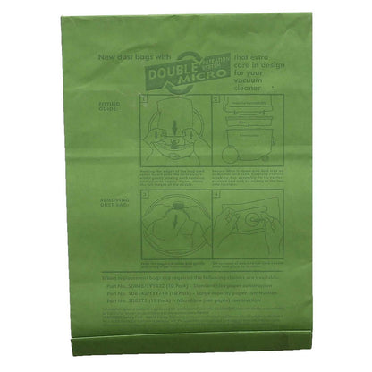 Vacuum Cleaner Paper Bag  (Pack of 5)  - Made To Fit Numatic Henry, Hetty, James, David, Harry, Basil Models - NVM1C