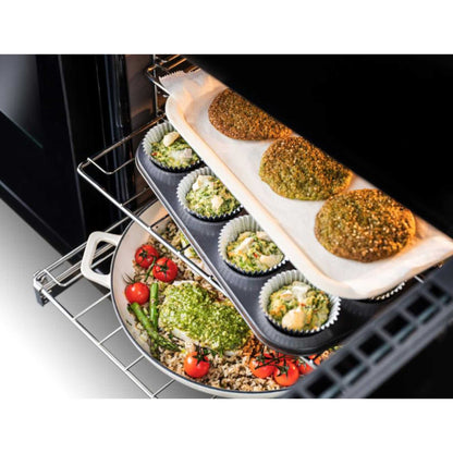 Rangemaster Edge Deluxe 90 90cm Electric Range Cooker - EDDL90EIGBLK/CM1