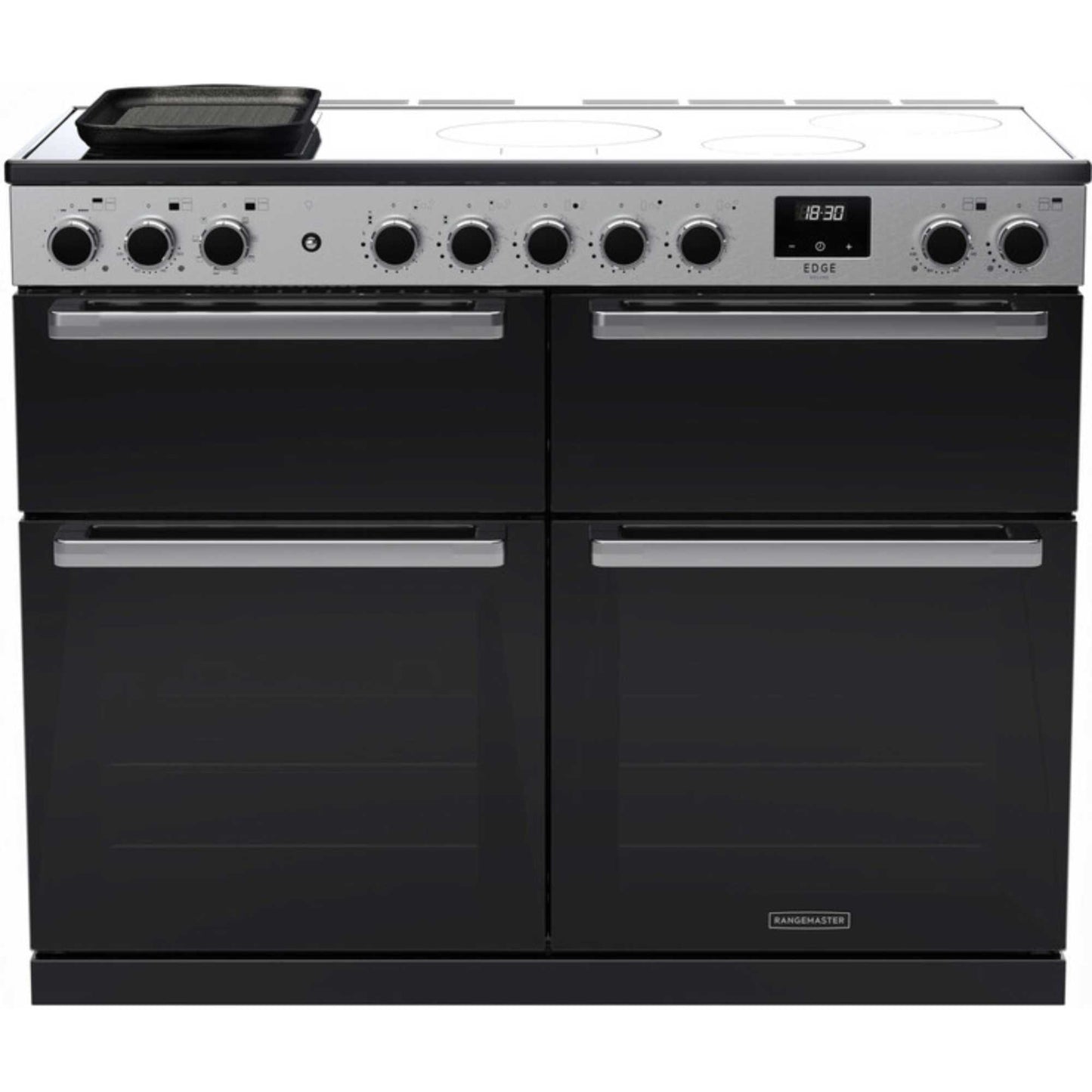 Rangemaster Edge Deluxe 110 110cm Electric Range Cooker - EDDLB110EIGBLK/CM1