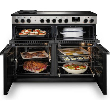 Rangemaster Edge Deluxe 110 110cm Electric Range Cooker - EDDLB110EIGBLK/CM1