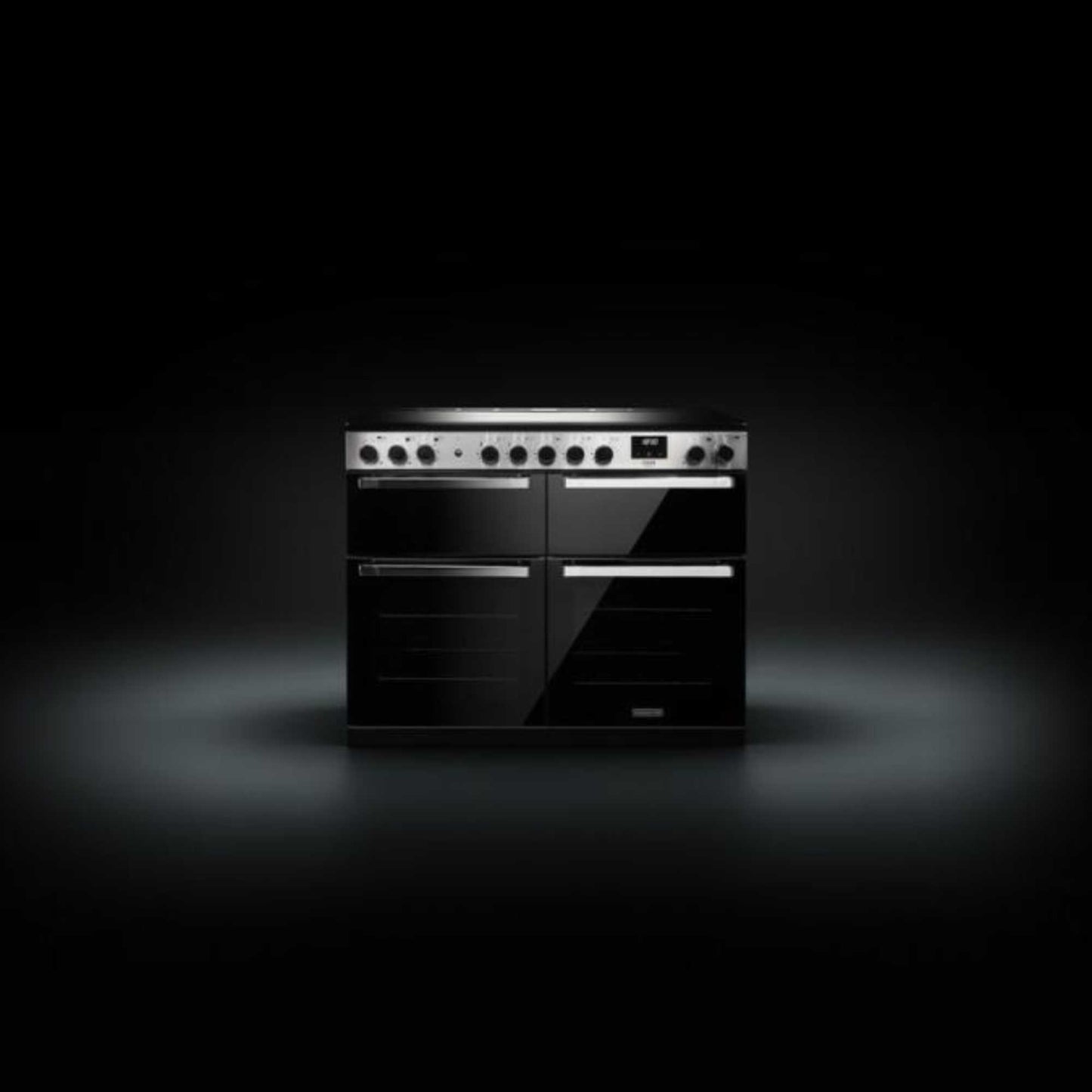 Rangemaster Edge Deluxe 110 110cm Electric Range Cooker - EDDLB110EIGBLK/CM1