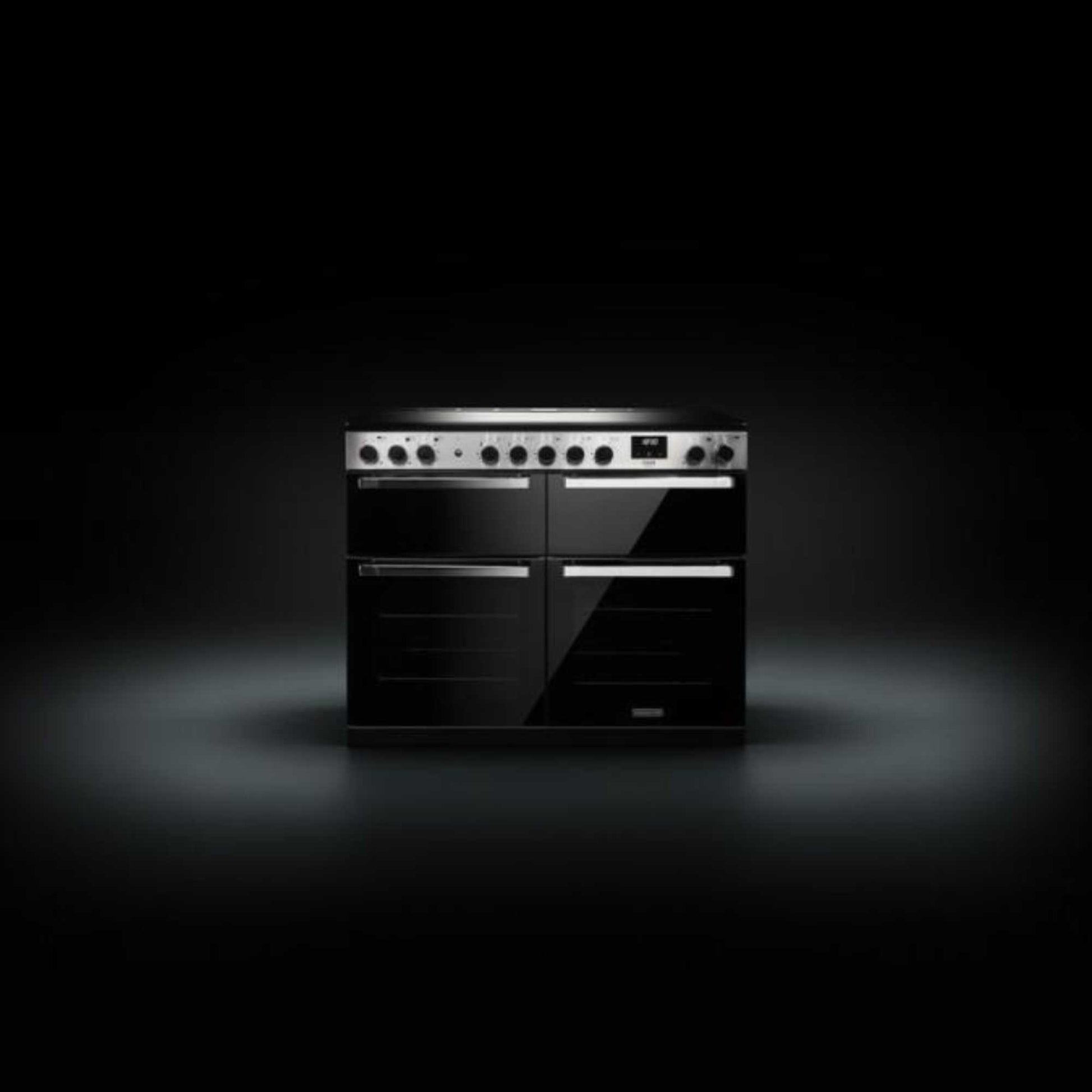 Rangemaster Edge Deluxe 110 110cm Electric Range Cooker - EDDLB110EIGBLK/CM1