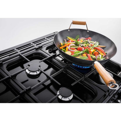 Rangemaster Encore Deluxe 110 110cm Dual Fuel Range Cooker - EDL110DFFBL/C