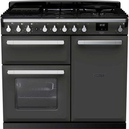 Rangemaster Estel Deluxe 100 100cm Dual Fuel Range Cooker - ESDL100DFPSLT/CM1