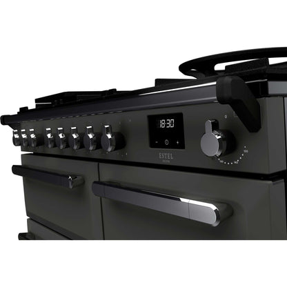 Rangemaster Estel Deluxe 100 100cm Dual Fuel Range Cooker - ESDL100DFPSLT/CM1