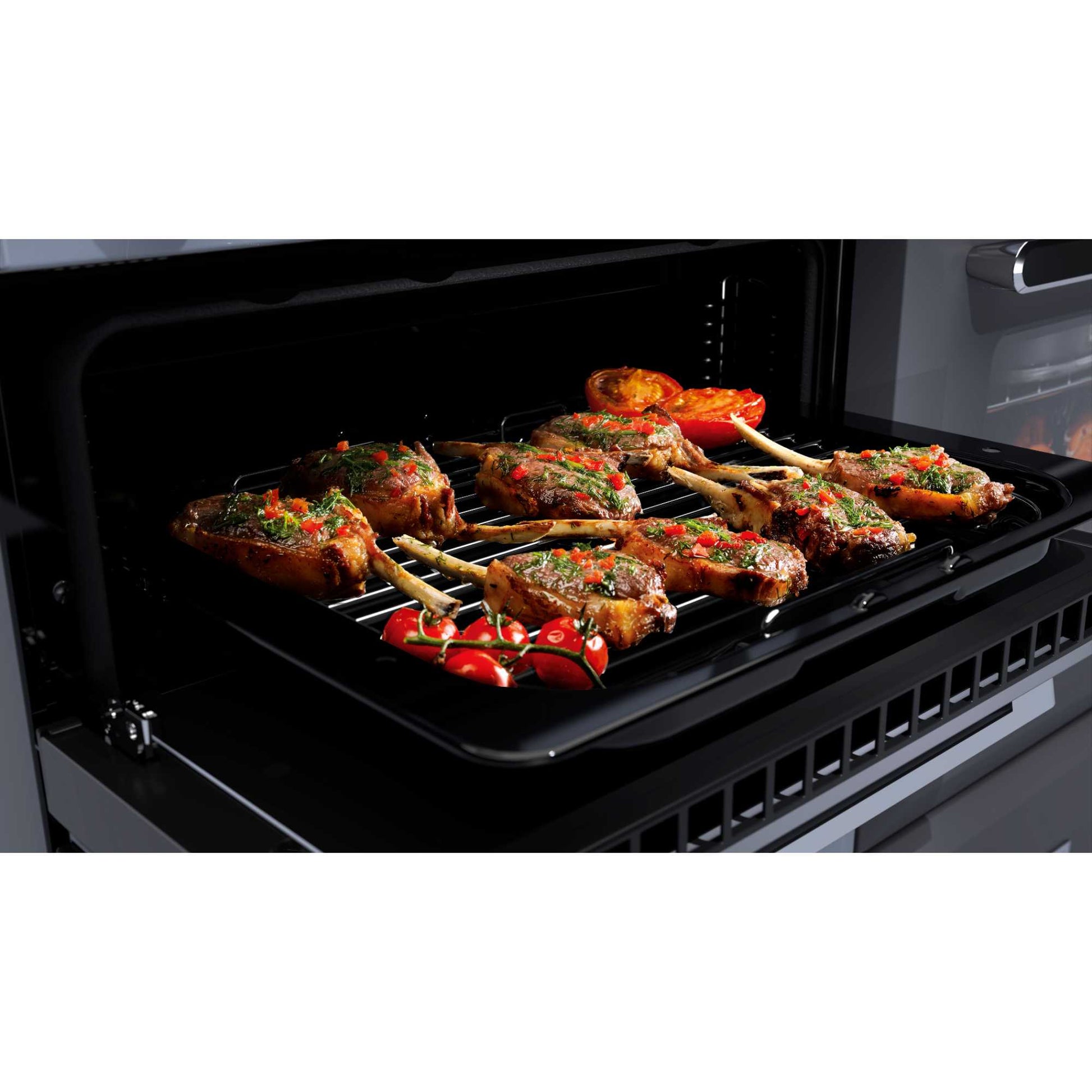 Rangemaster Estel Deluxe 100 100cm Dual Fuel Range Cooker - ESDL100DFPSLT/CM1