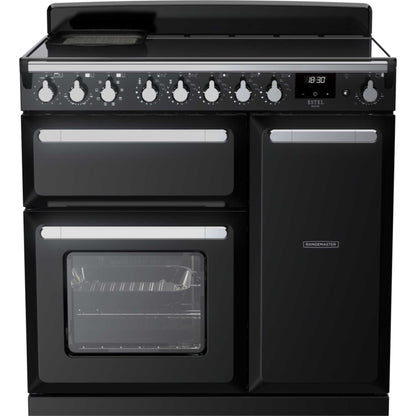 Rangemaster Estel Deluxe 90 90cm Electric Range Cooker - ESDL90EIPGBL/CM1