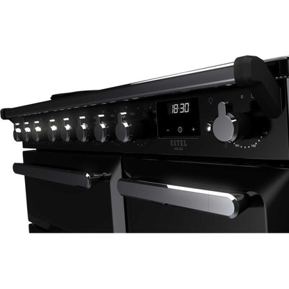 Rangemaster Estel Deluxe 90 90cm Electric Range Cooker - ESDL90EIPGBL/CM1
