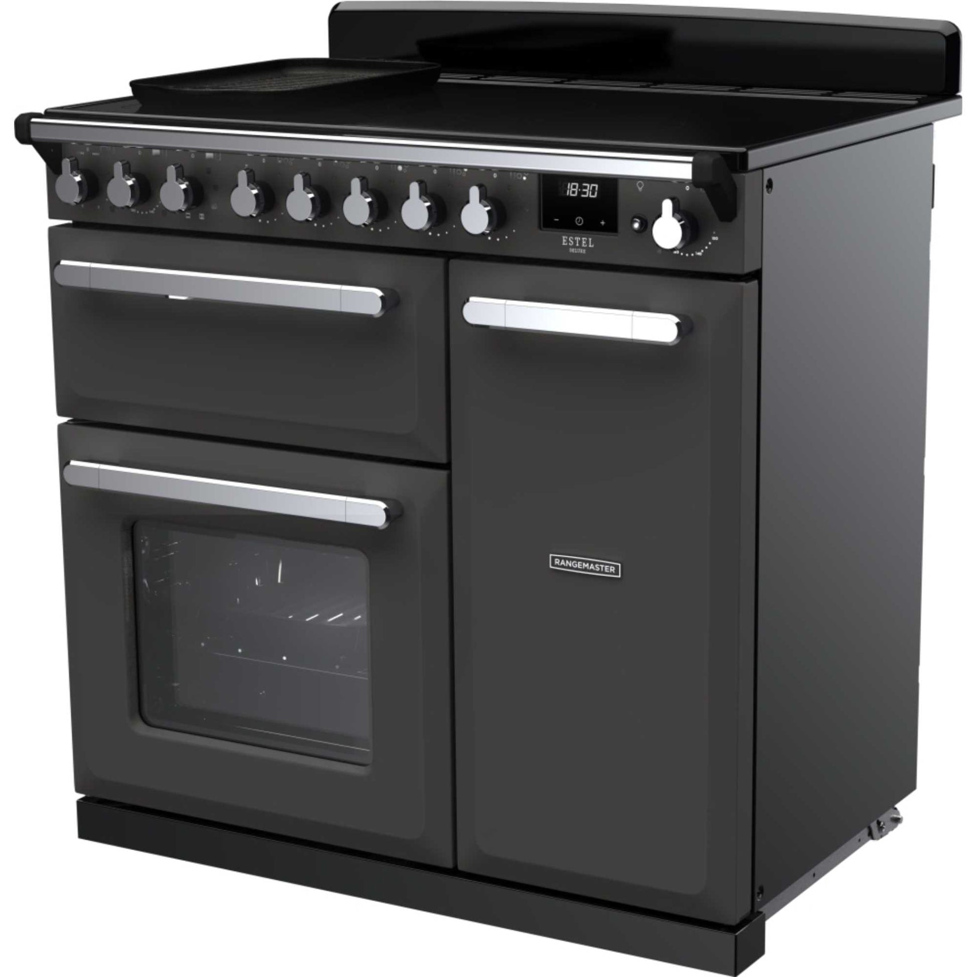 Rangemaster Estel Deluxe 90 90cm Electric Range Cooker - ESDL90EIPSLT/CM1