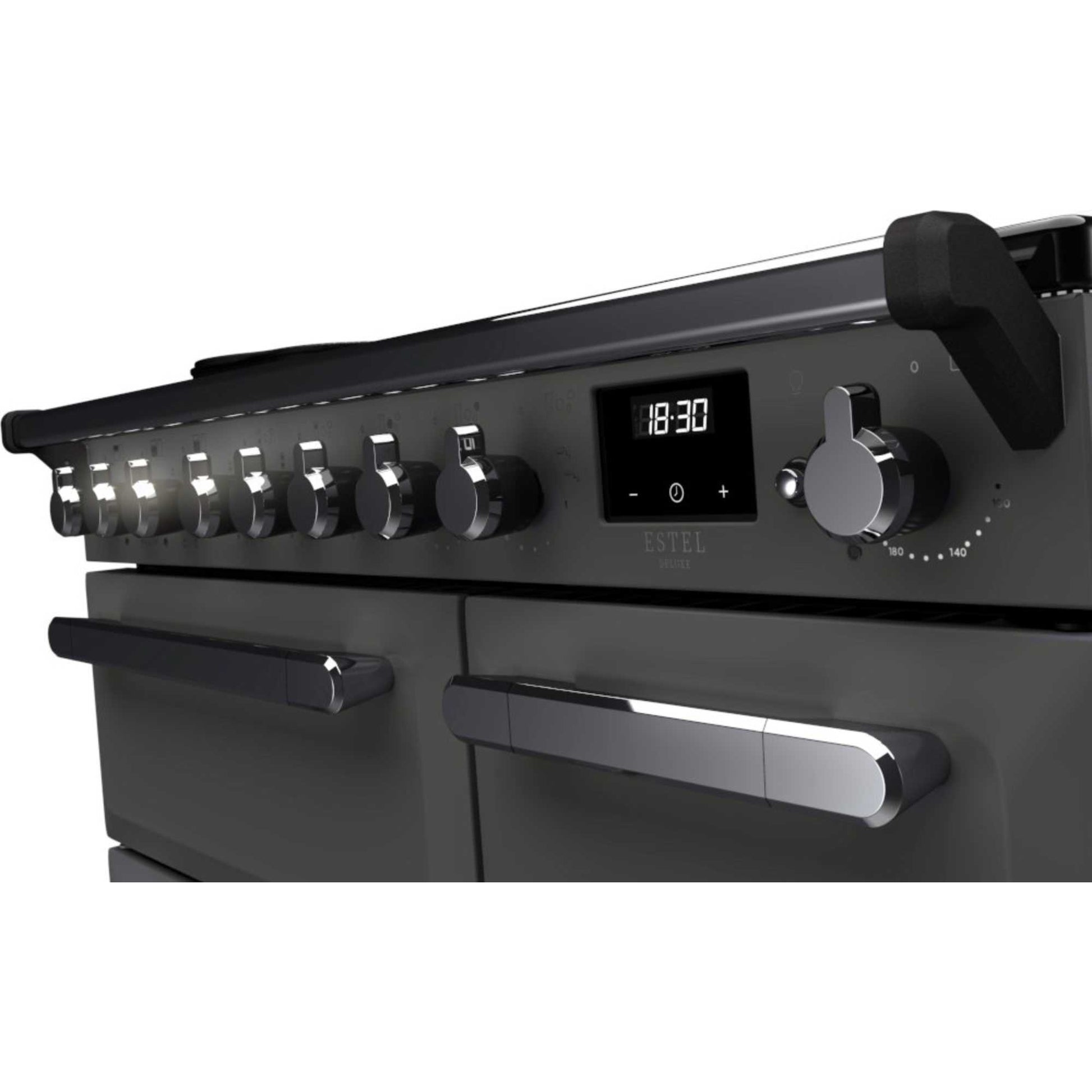 Rangemaster Estel Deluxe 90 90cm Electric Range Cooker - ESDL90EIPSLT/CM1