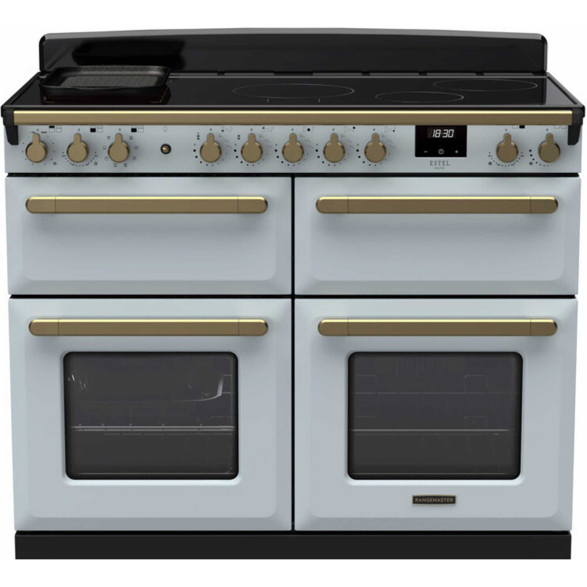 Rangemaster Estel Deluxe 110 110cm Electric Range Cooker - ESDLB110EIPMSB/AB1
