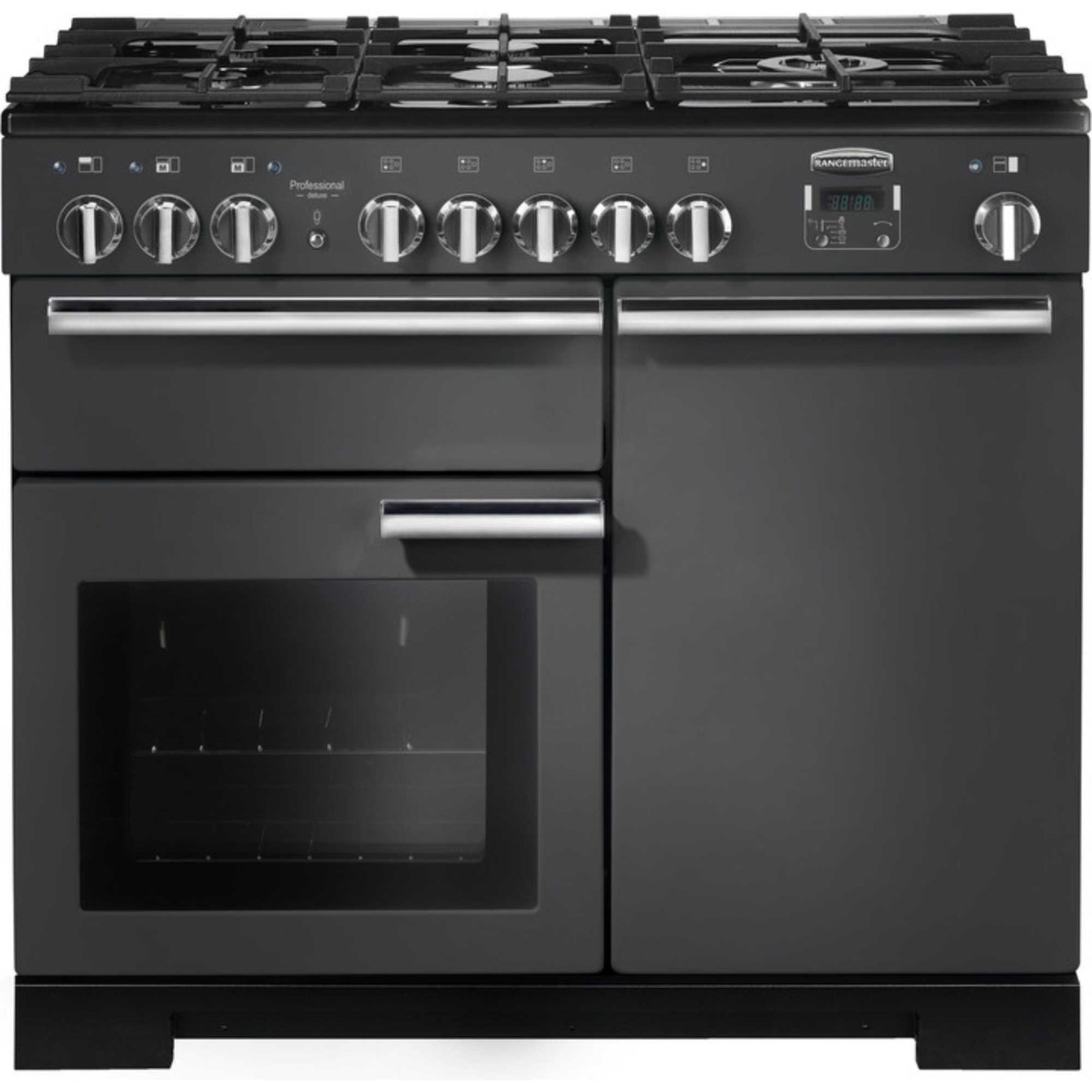 Rangemaster Professional Deluxe 100 100cm Dual Fuel Range Cooker - PDL100DFFSL/C