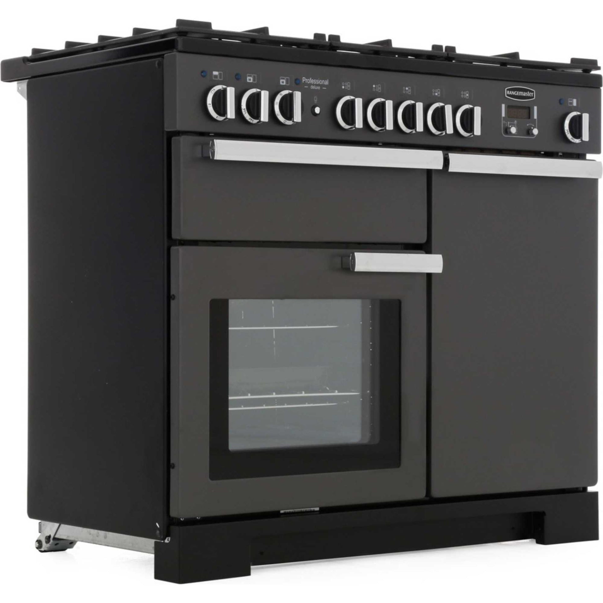 Rangemaster Professional Deluxe 100 100cm Dual Fuel Range Cooker - PDL100DFFSL/C